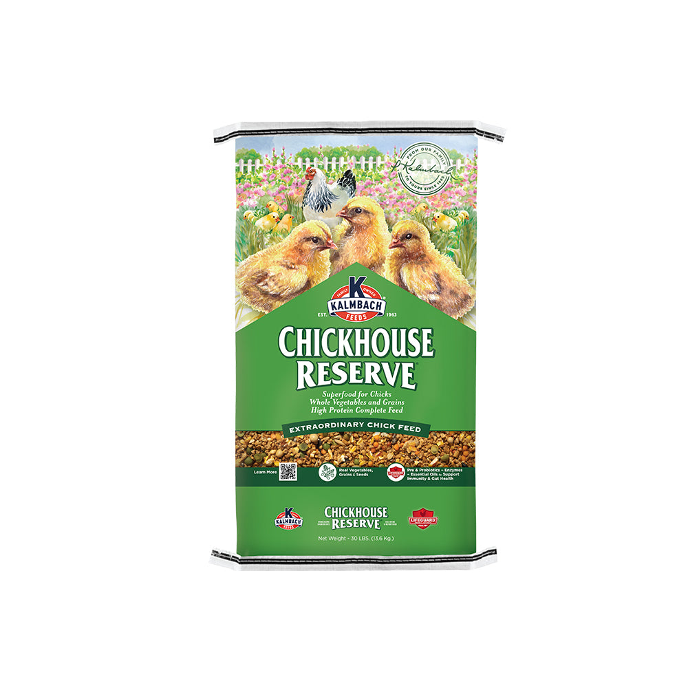 Chickhouse Reserve Starter Feed for Chicks | Kalmbach Feeds®