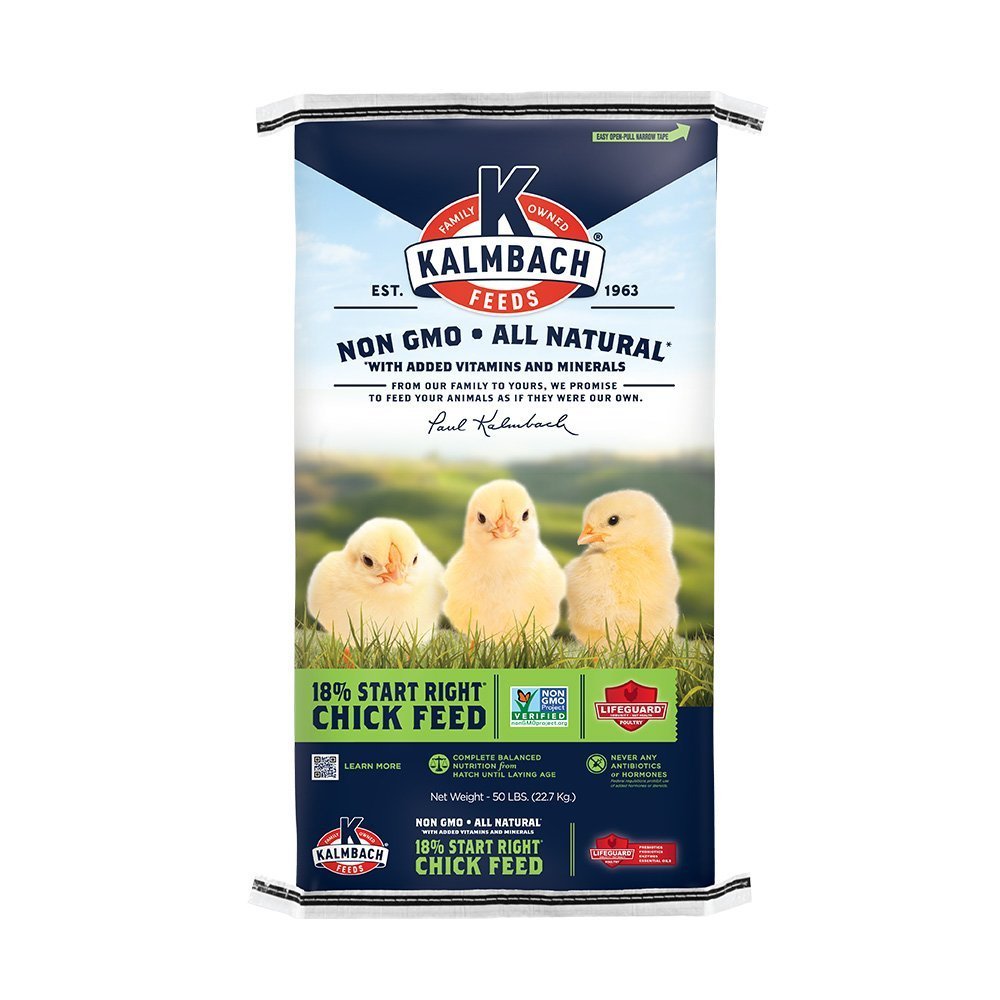 18% Start Right® Chick Feed (Non-GMO) – Kalmbach Feeds®