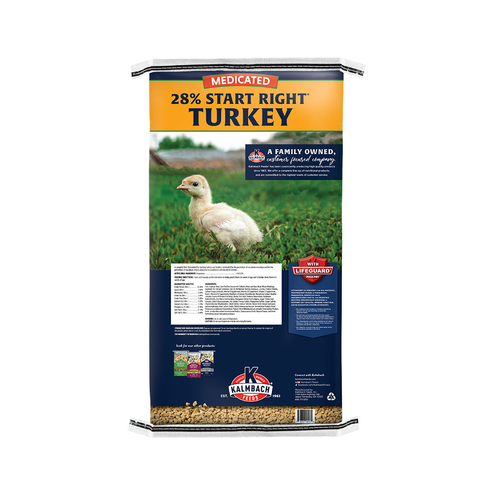 28% Start Right® Turkey (Medicated)