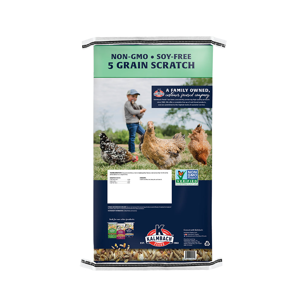 Soy-Free 5-Grain Premium Scratch (Non-GMO)